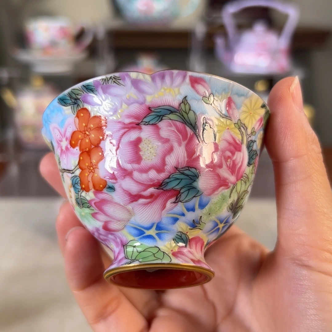 纯手工手绘 高端茶器