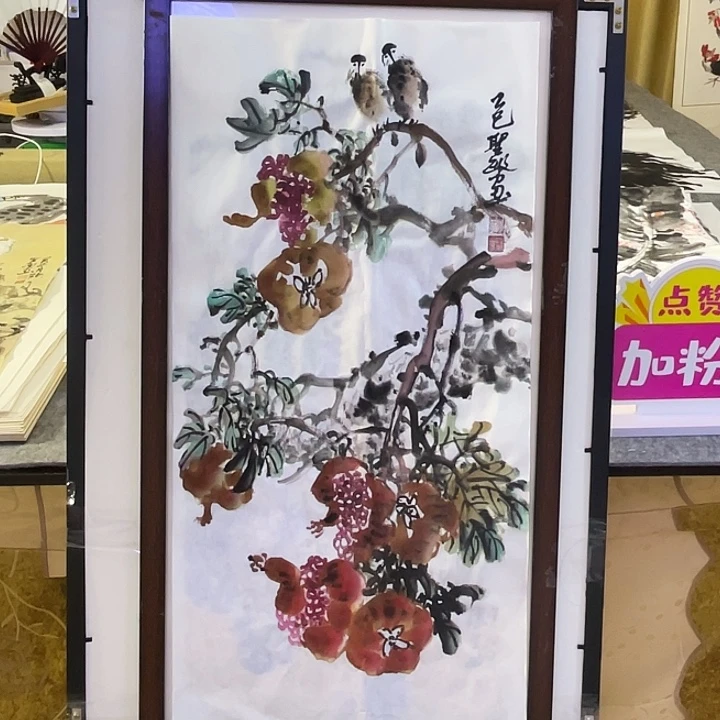 国画张圣敏先生纯手绘作品