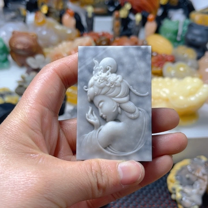 石英质玉挂件未镶嵌