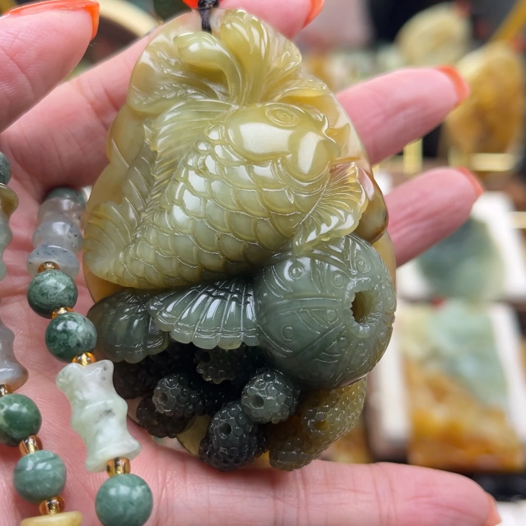 未镶嵌岫玉挂件挂件