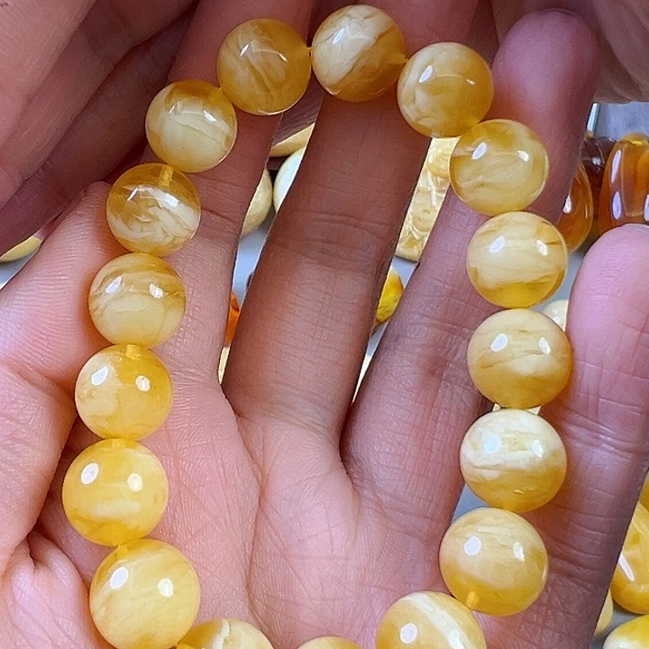 蜜蜡颈饰未镶嵌蜜蜡