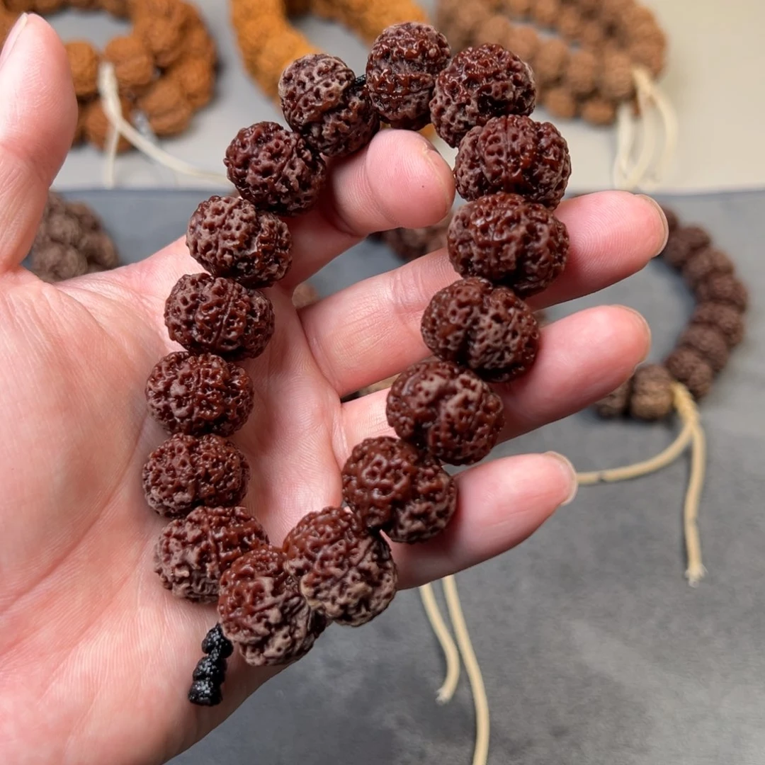 金刚菩提手串19尺寸梁产区蜂窝梅花