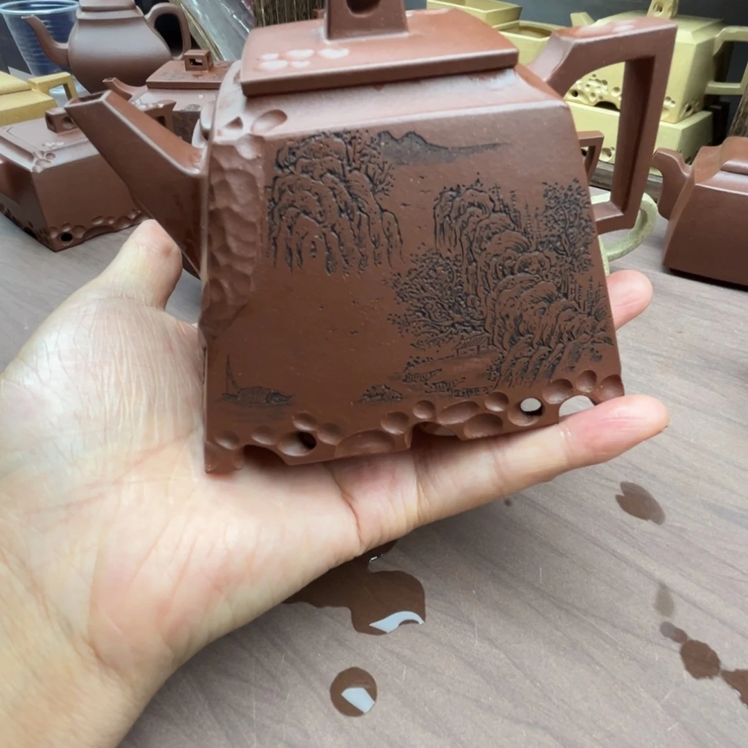 茶壶紫泥紫泥250cc全手工