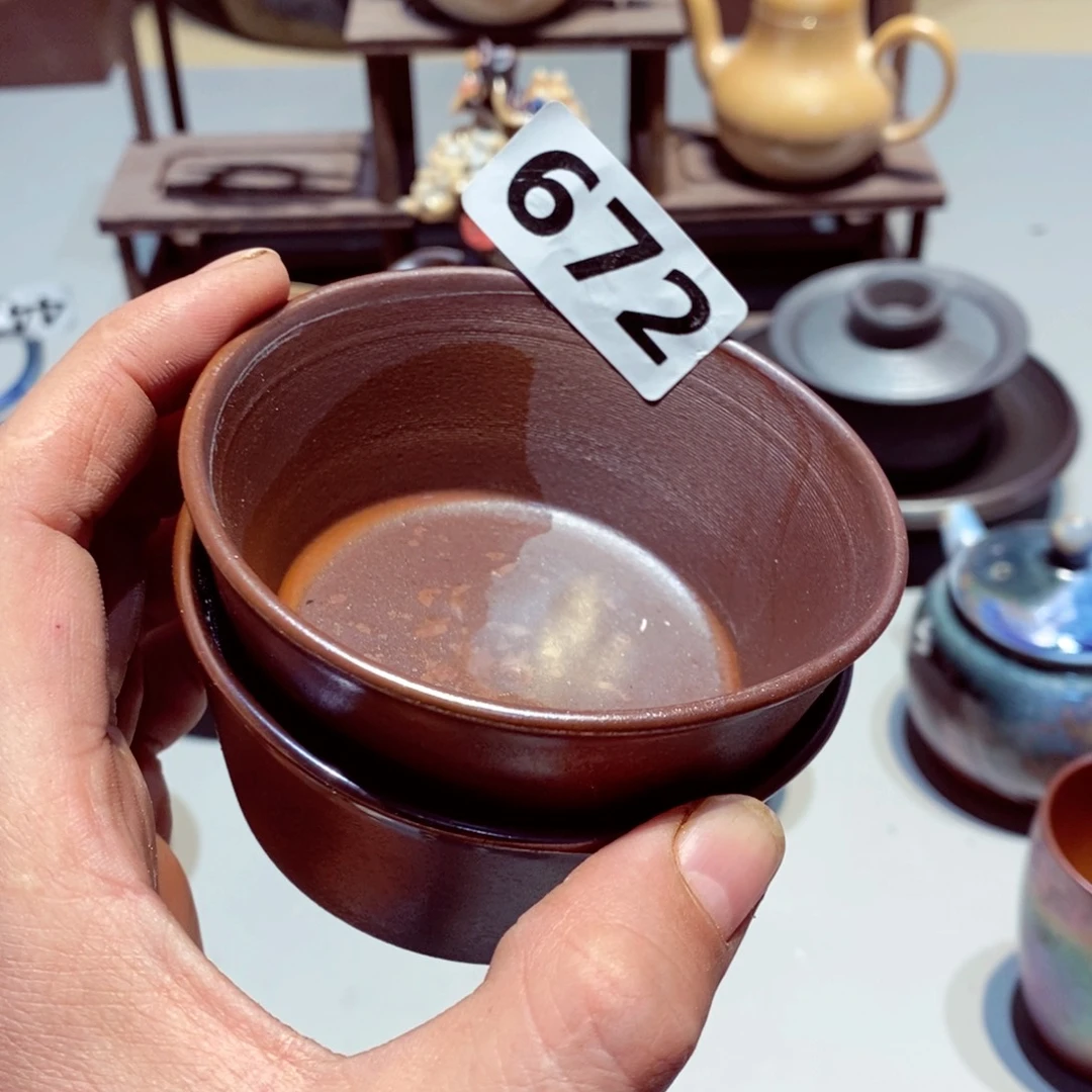 柴烧茶具陶瓷杯子