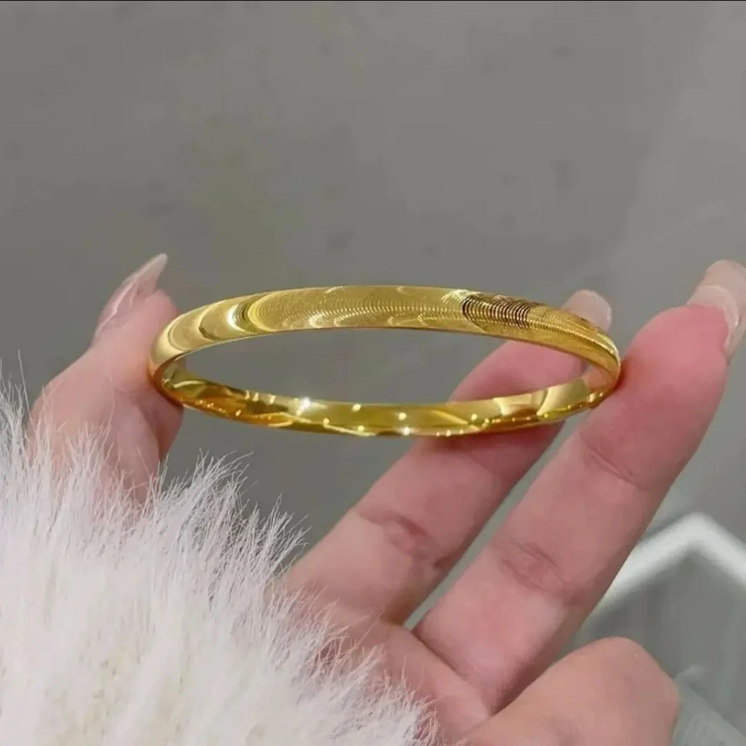 猫眼金色手镯  闭口轻奢气质时尚