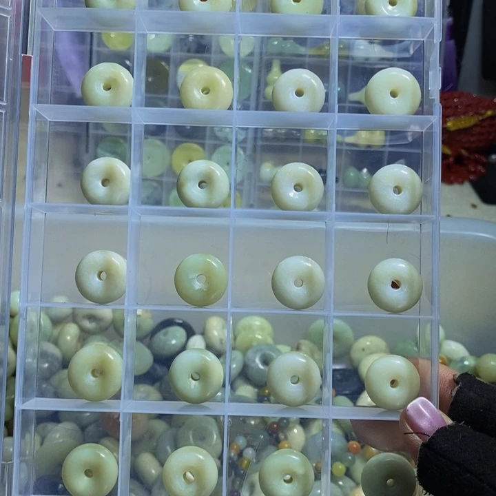 蛇纹石玉其他未镶嵌孑****心34