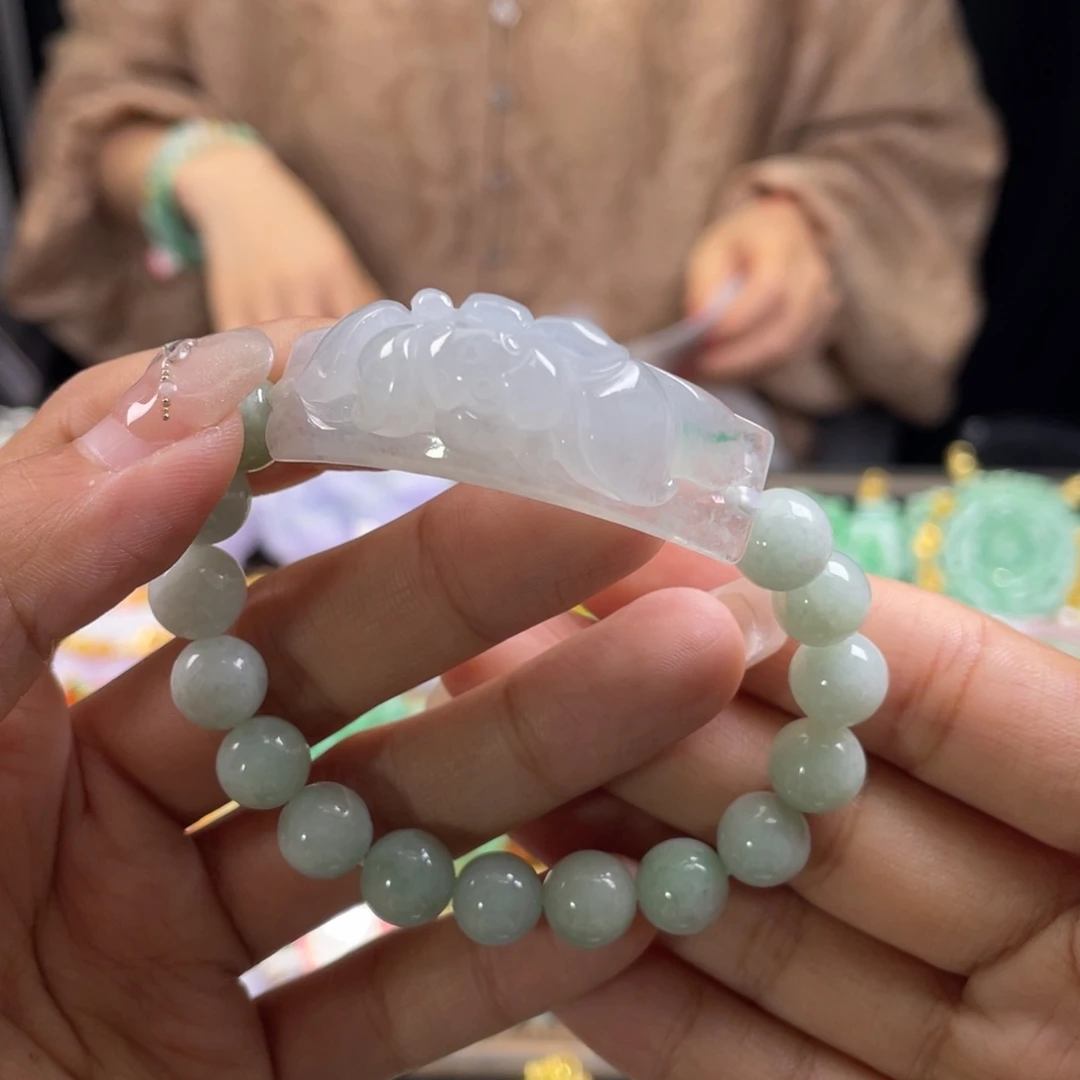 未镶嵌手链翡翠代编织