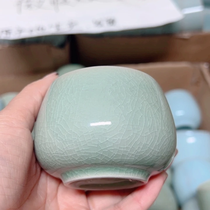 杯汝瓷原产地生产瑕品