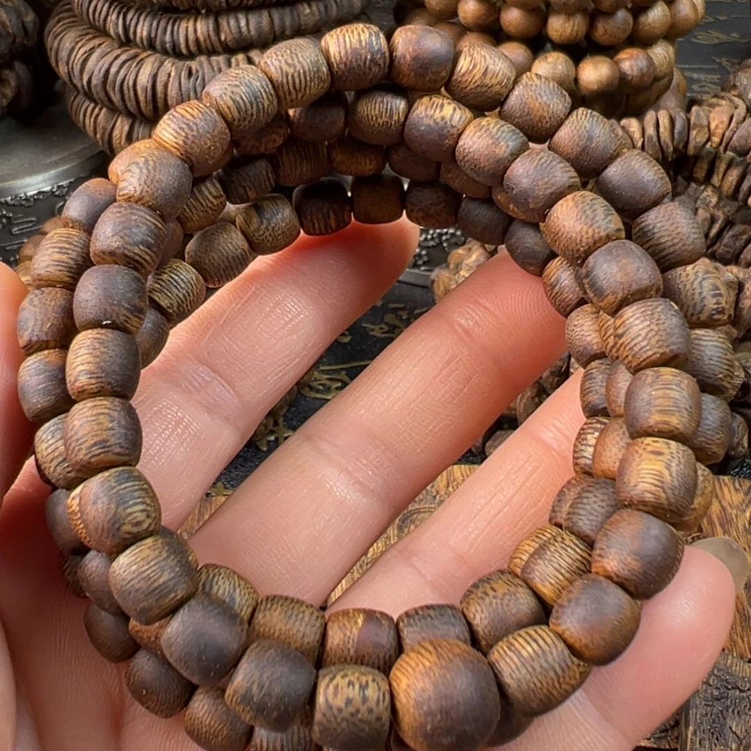 手串沉香0.7奇楠鼓珠多圈