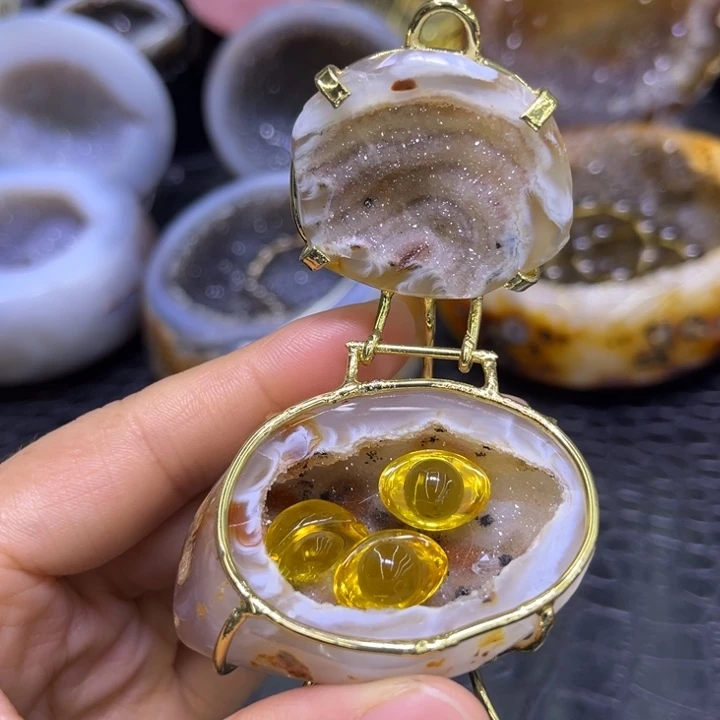 未镶嵌珠宝半成品水晶福利盆