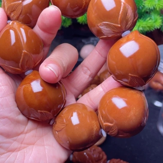 【闪购商品】手串/手链橄榄核35左右寿桃手持
