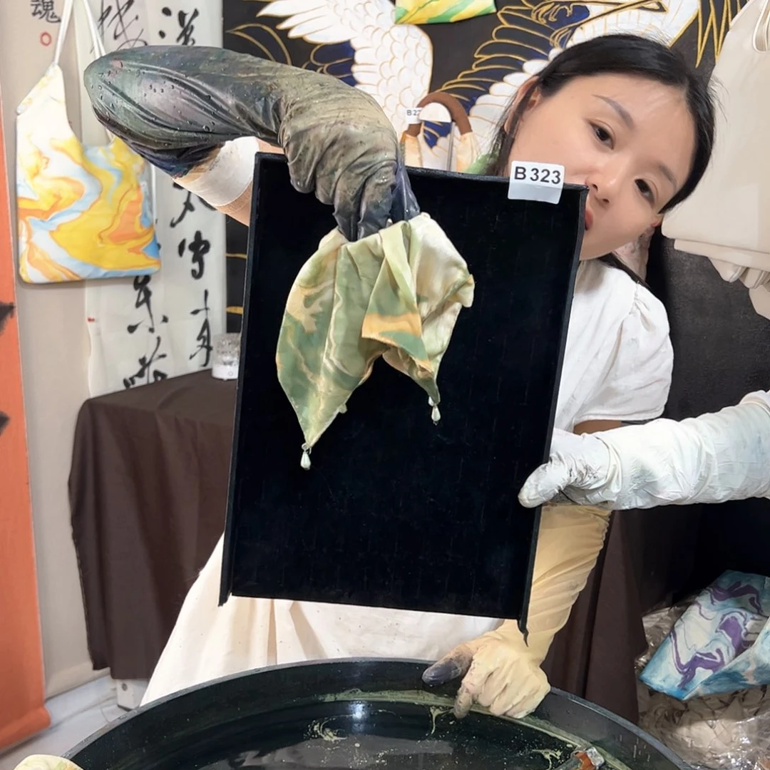 323龙井山茶珍珠发圈