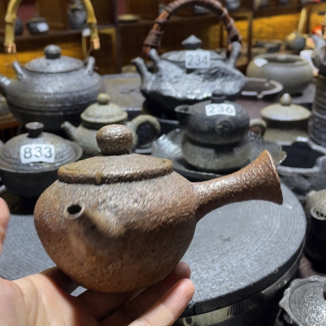 干***杂荥经黑砂福利款侧把壶