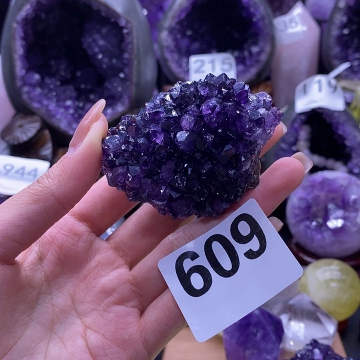 紫晶未镶嵌珠宝半成品