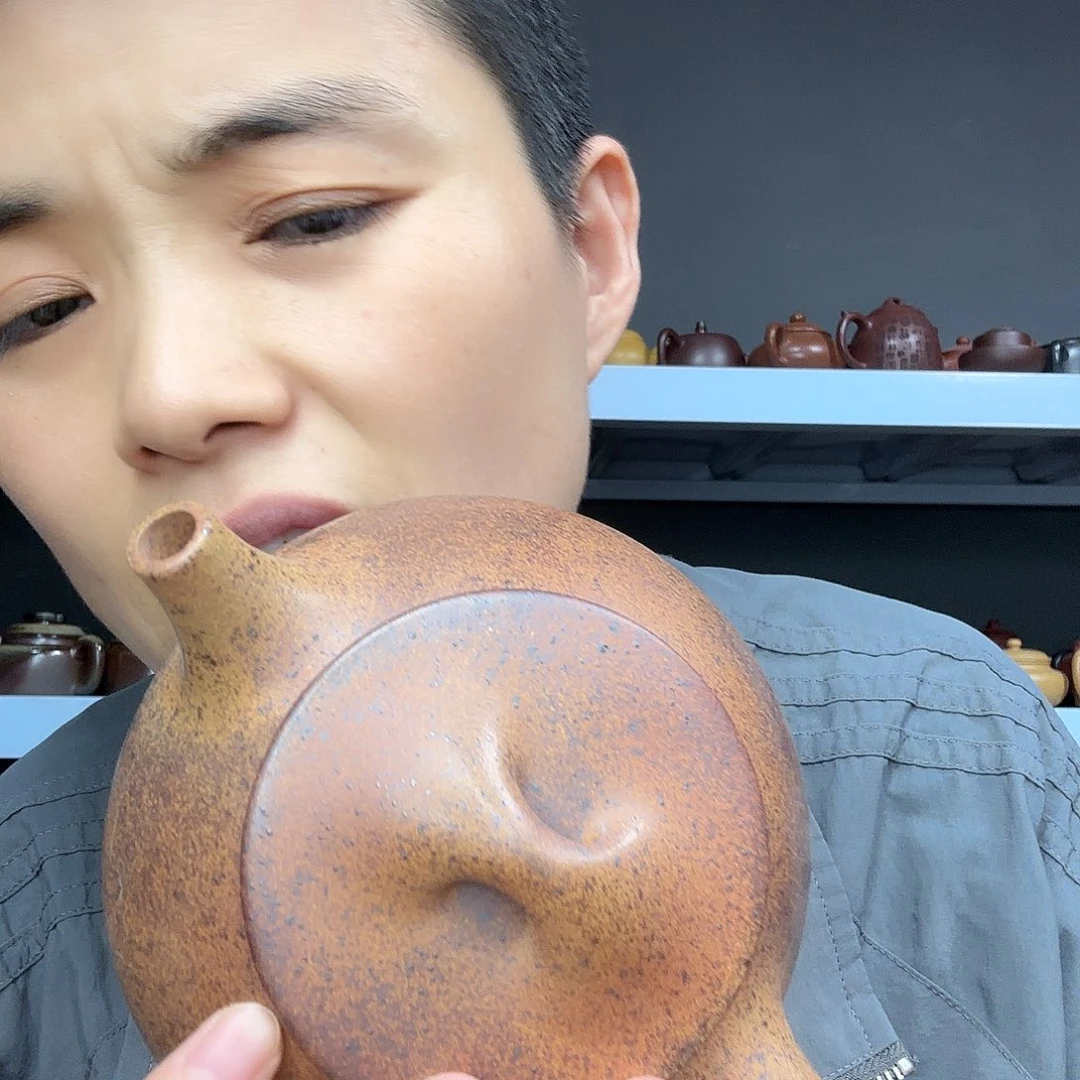 茶壶底槽青民间手艺人全手工制作