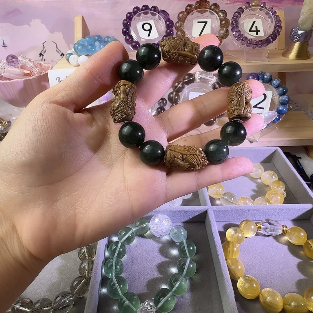 非金属仿水晶四不绿发晶16米