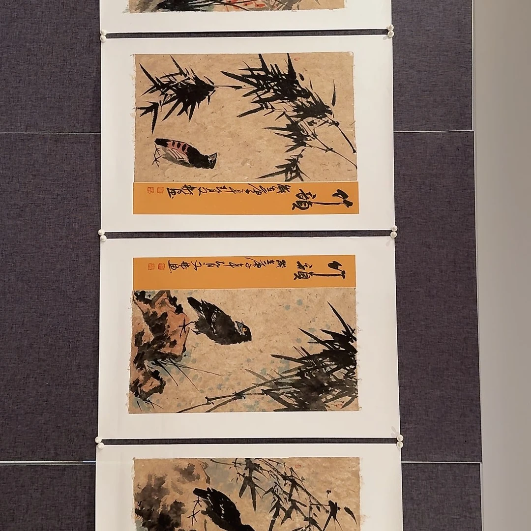 国画溥老师作品画作