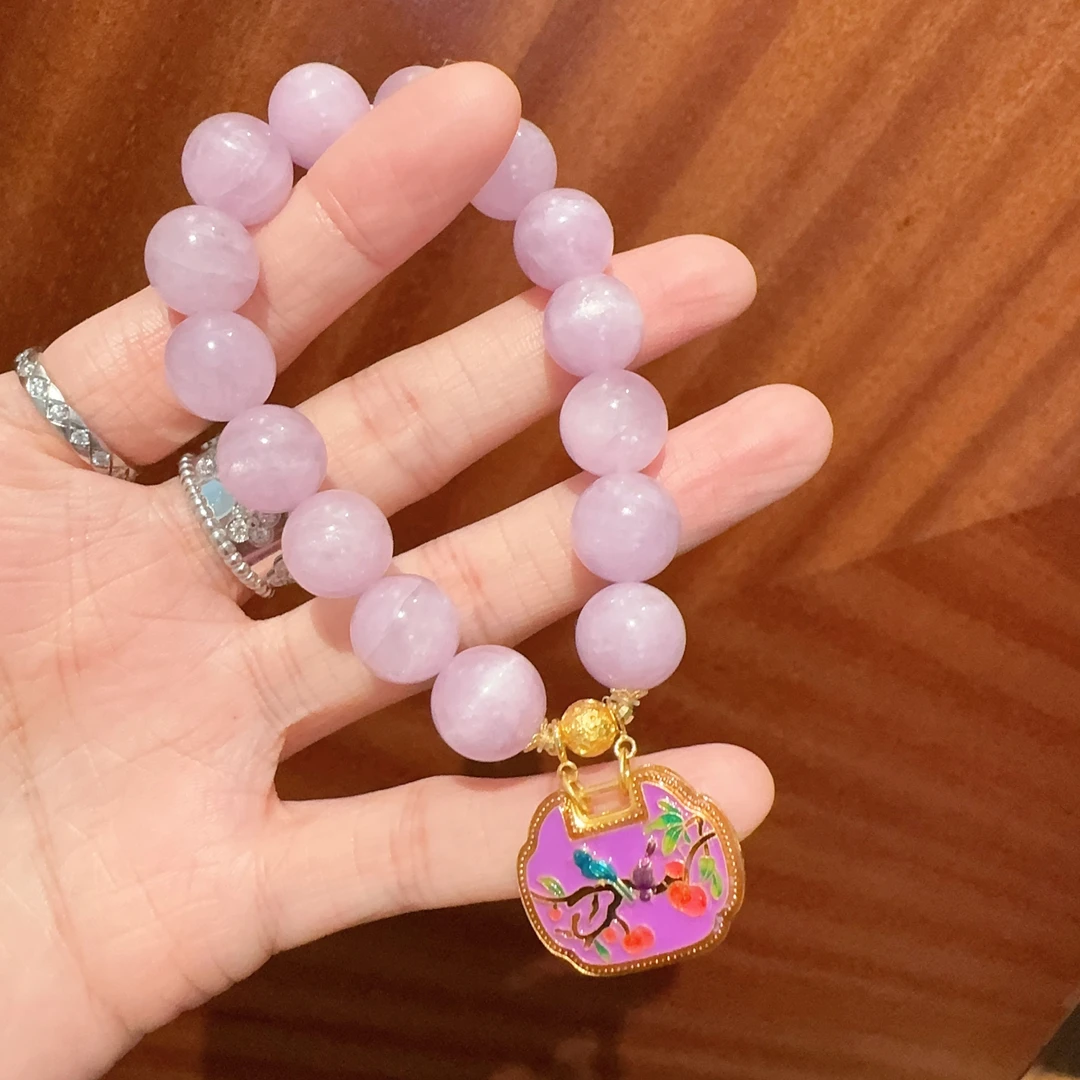 L310锂辉石未镶嵌手串403