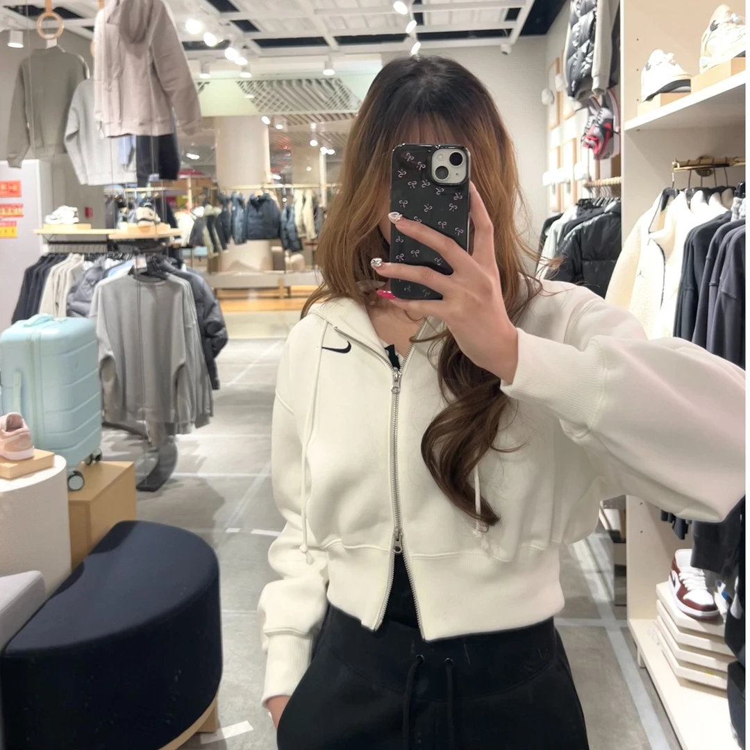 NIKE/耐克女子休闲潮流时尚 夹克短款连帽外套 百搭 HJ0941-133