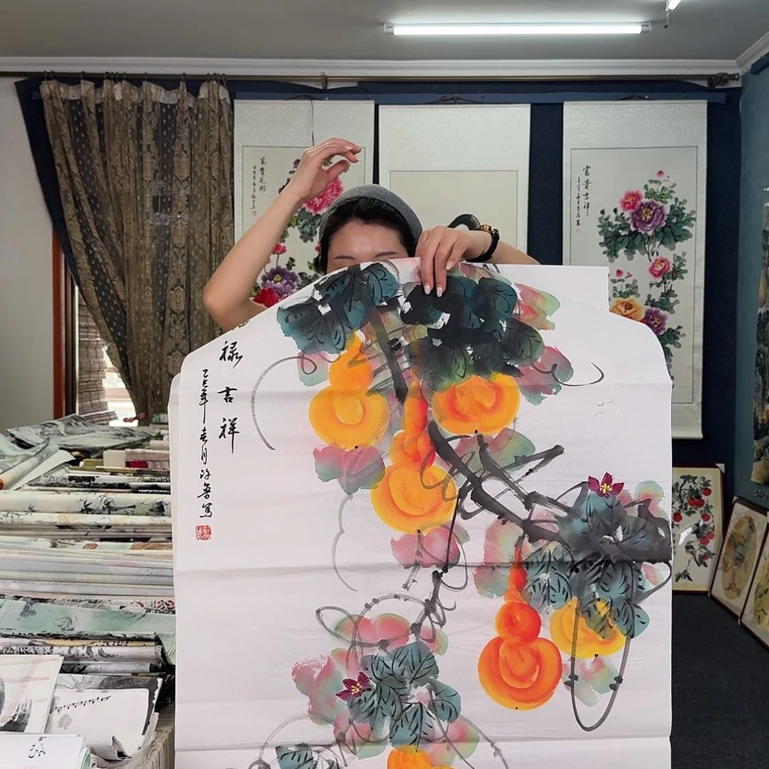 纯手绘国画作品欣赏