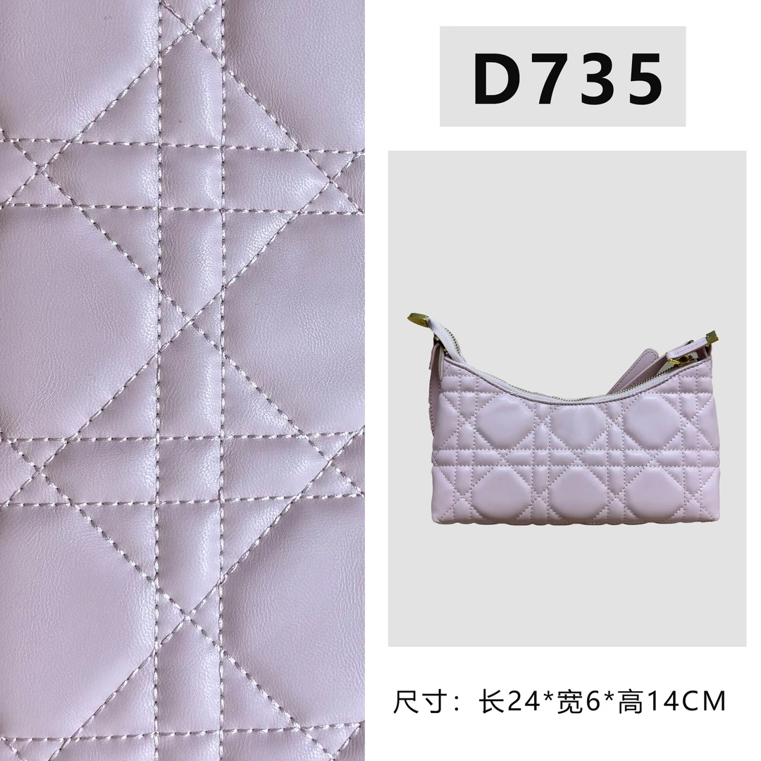 【D735】按编号拍（尺寸:24*6*14CM）新款女包粉色