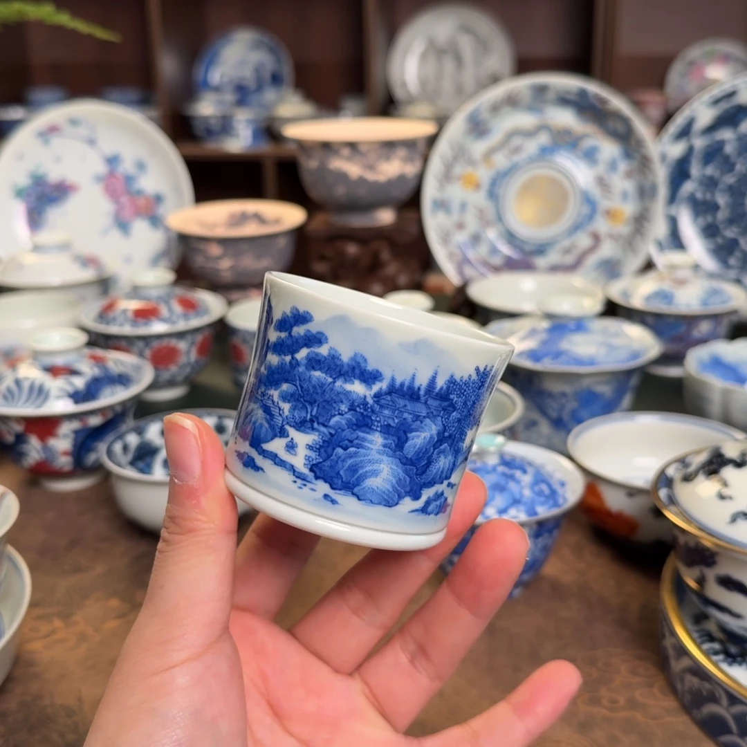 纯手工手绘陶瓷茶具