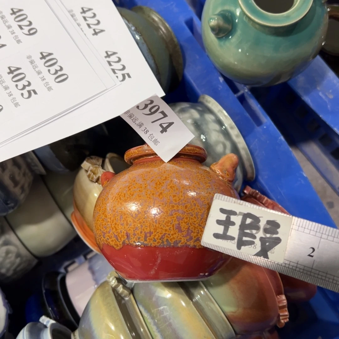 红陶景德镇手工花盆