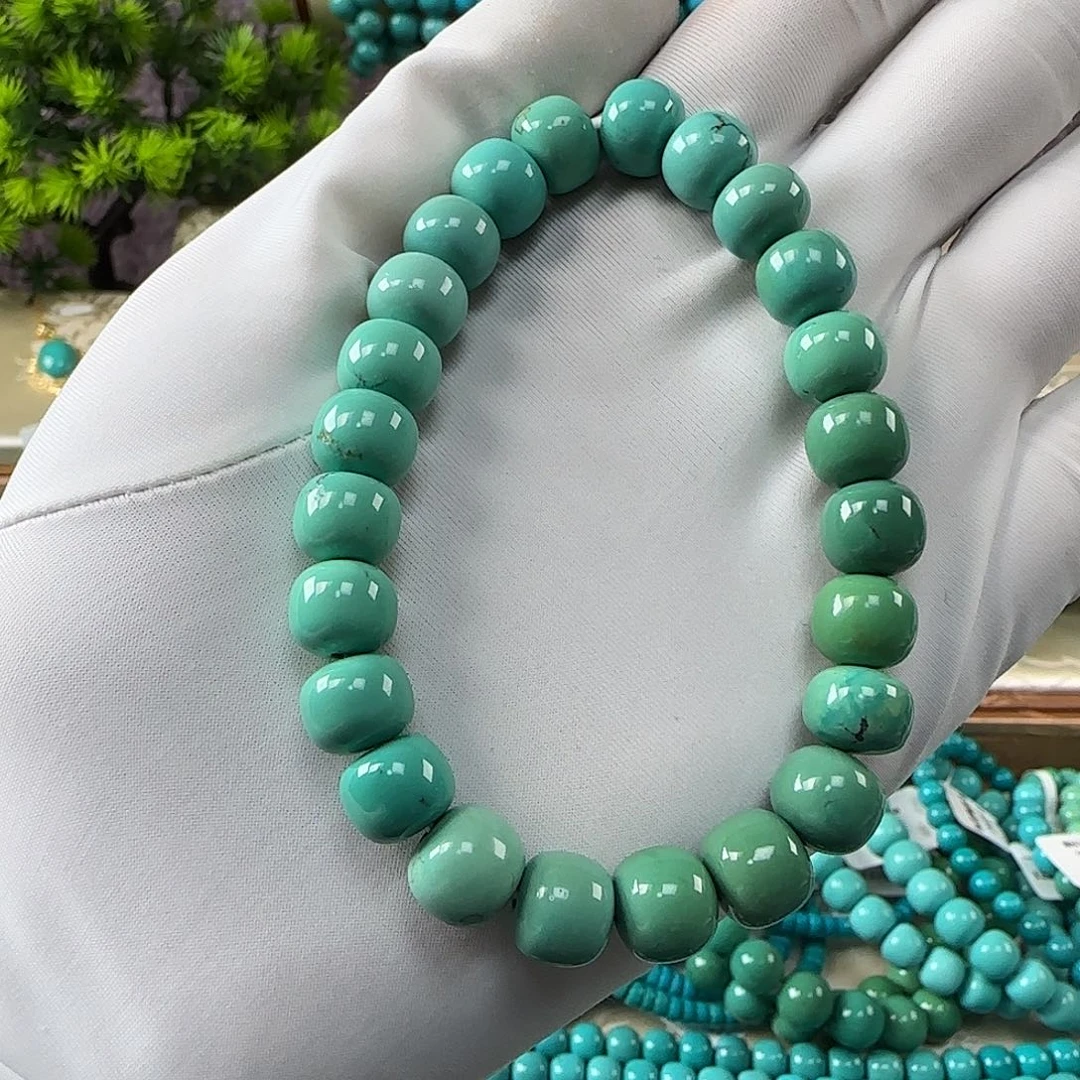 绿松石未镶嵌手串9mm