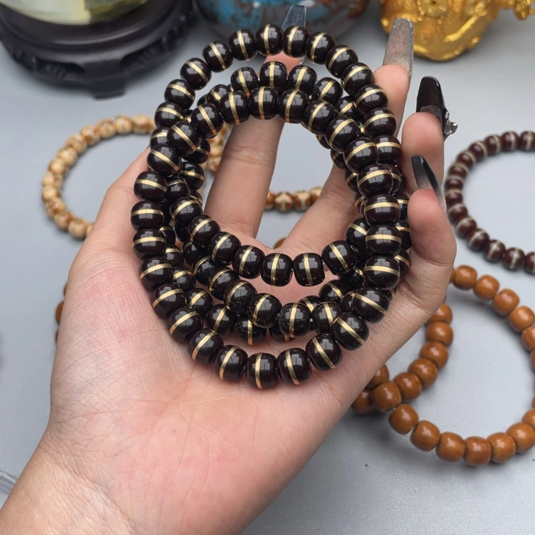 紫金鼠手串紫金鼠一线天二代33