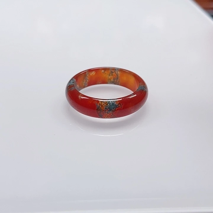 未镶嵌戒指玛瑙/玉髓心****8