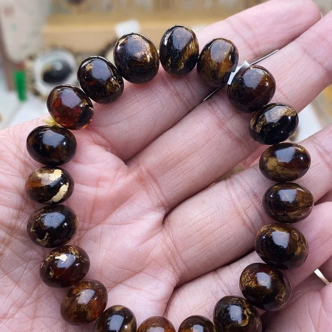 琥珀未镶嵌裸石12蜜蜡花