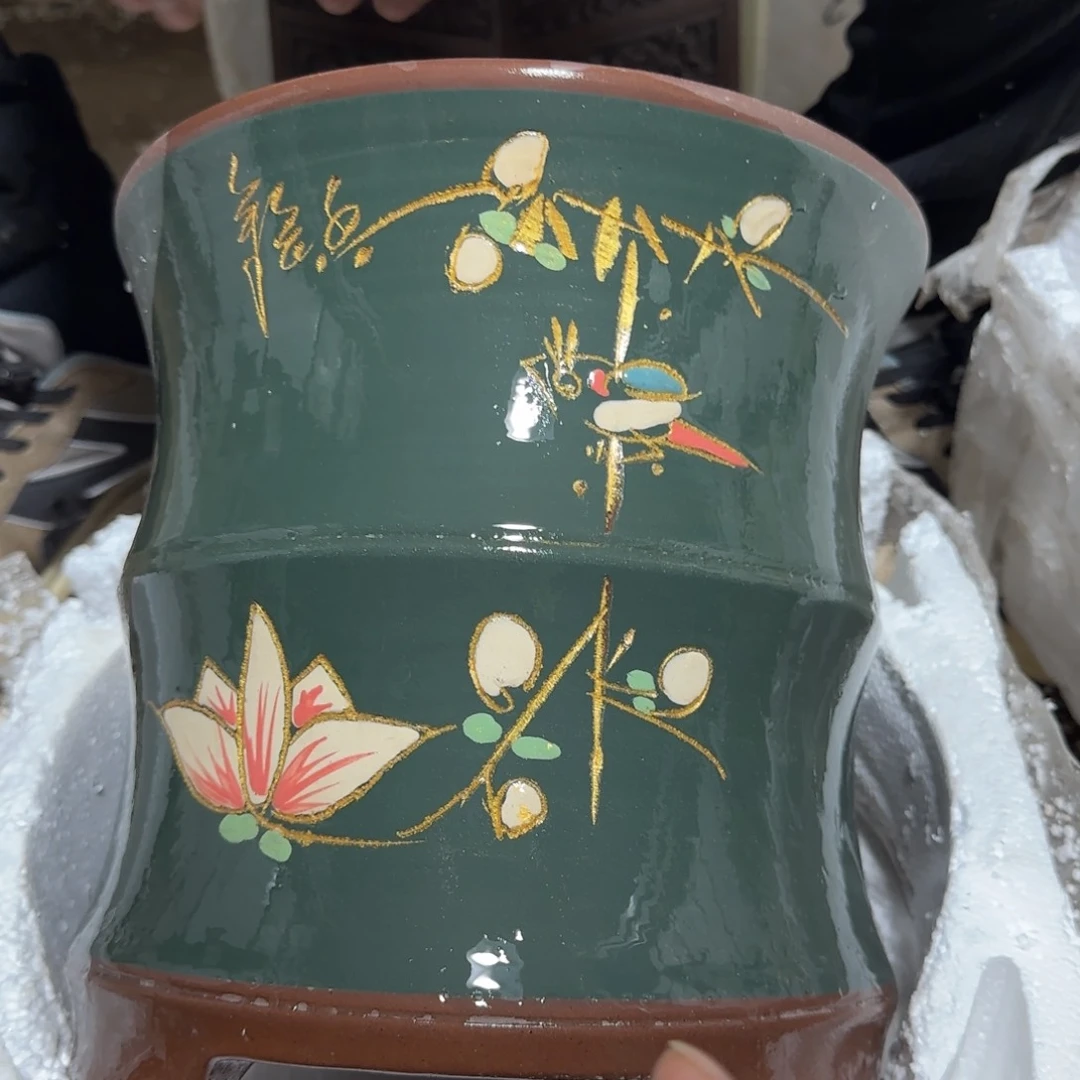 紫砂花盆口径20高度22