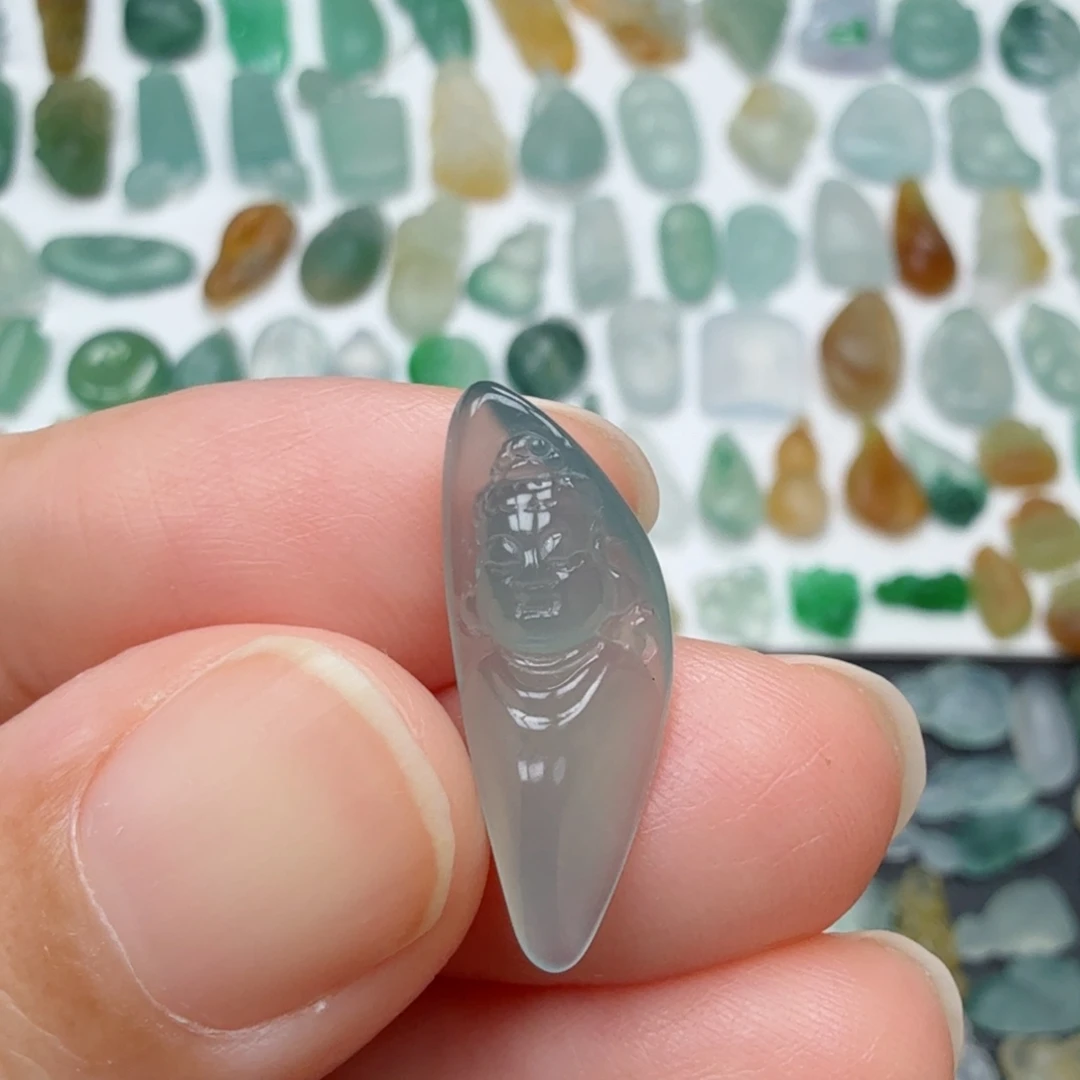 定制翡翠未镶嵌宝宝佛
