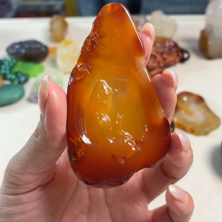 玛瑙/玉髓未镶嵌吊坠(不含链)