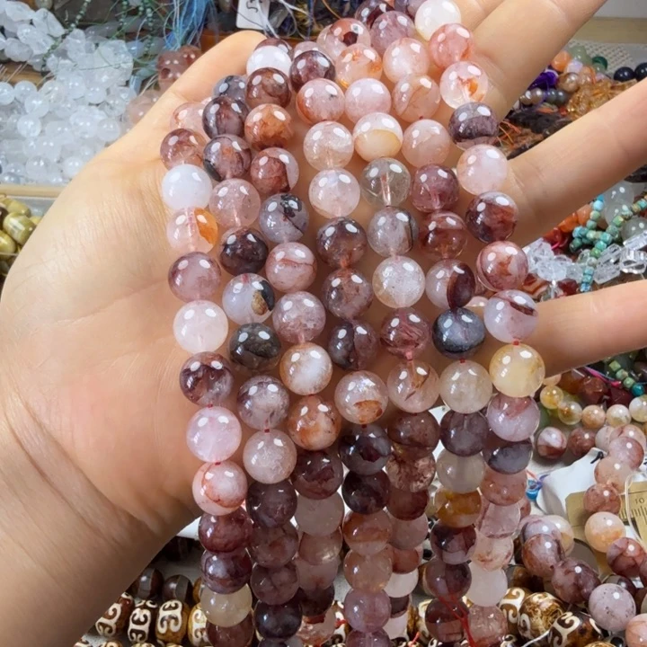 查罗石合金散珠卡10红椒花一条