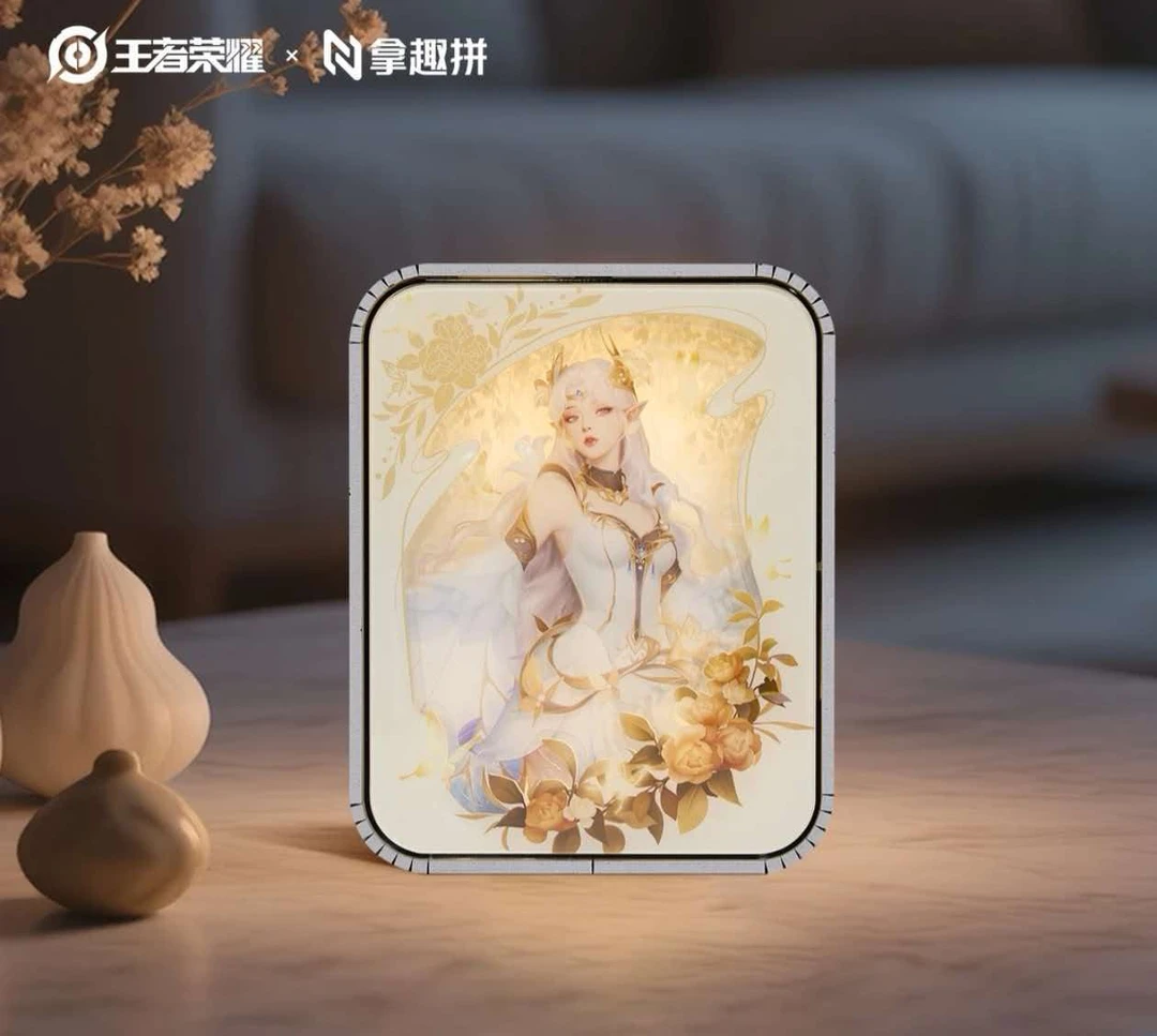 【王者荣耀×拿趣拼】花影月华系列正版小夜灯模型摆件-全款现货