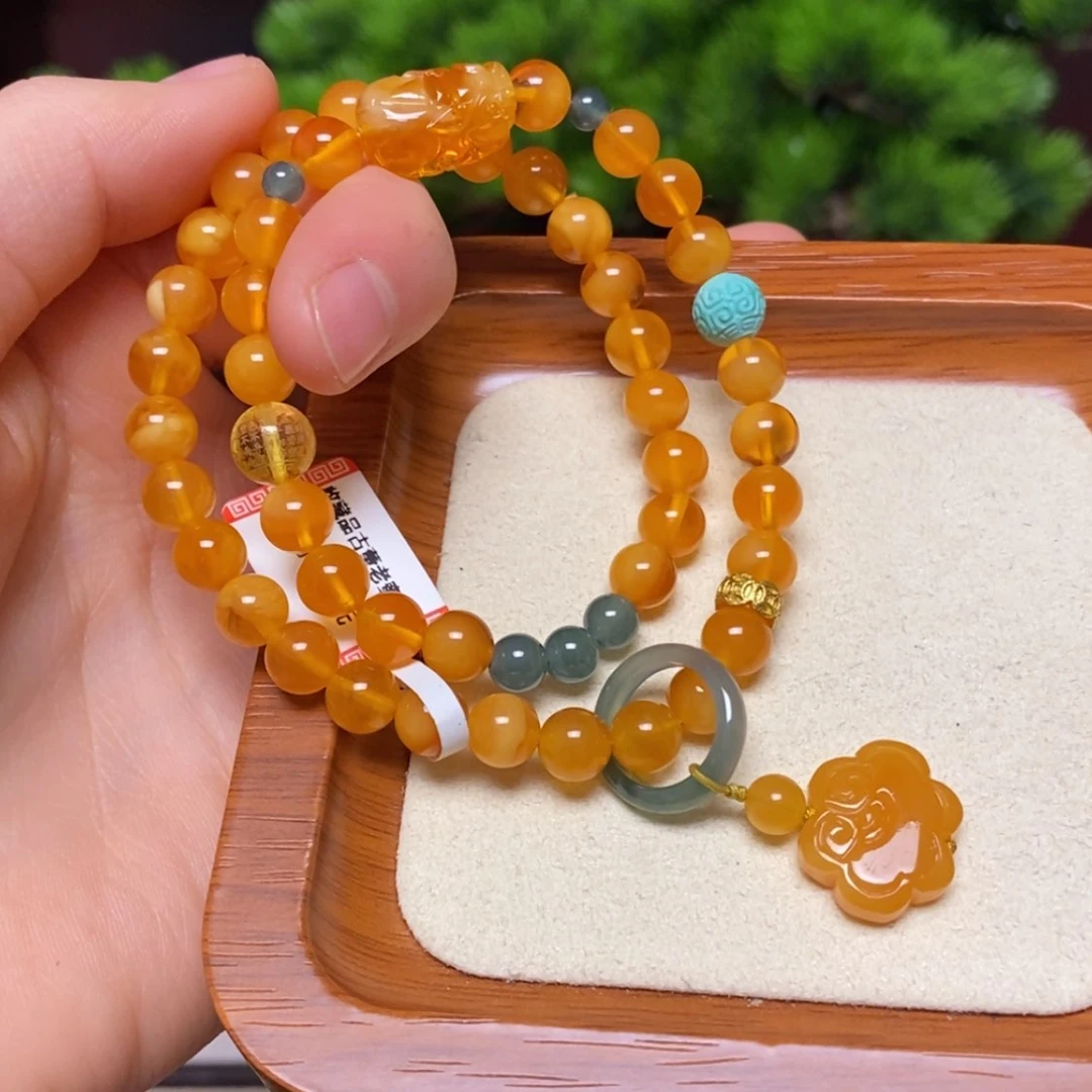 【闪购商品】手链蜜蜡未镶嵌手串