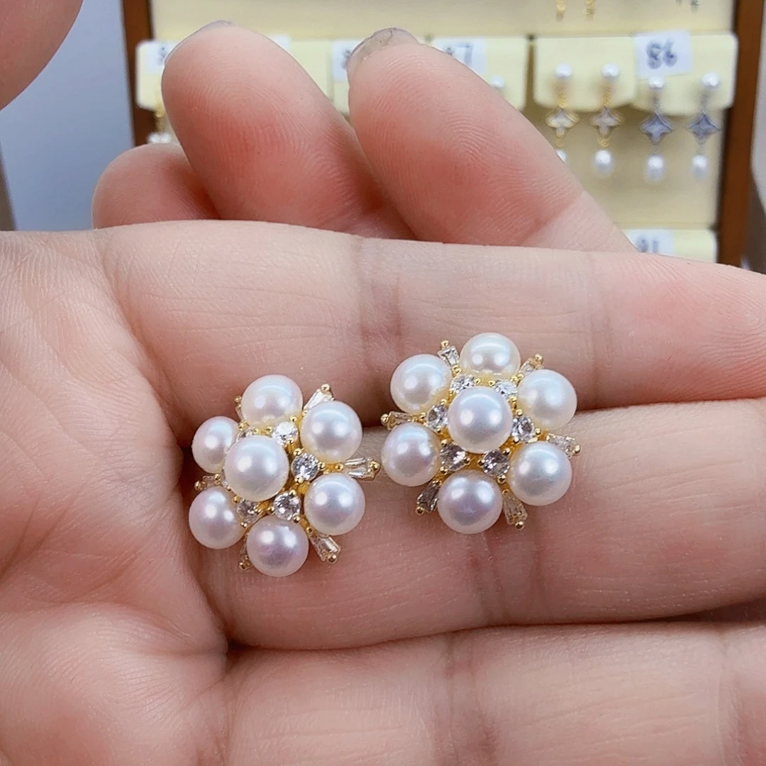 耳饰未镶嵌淡水珍珠