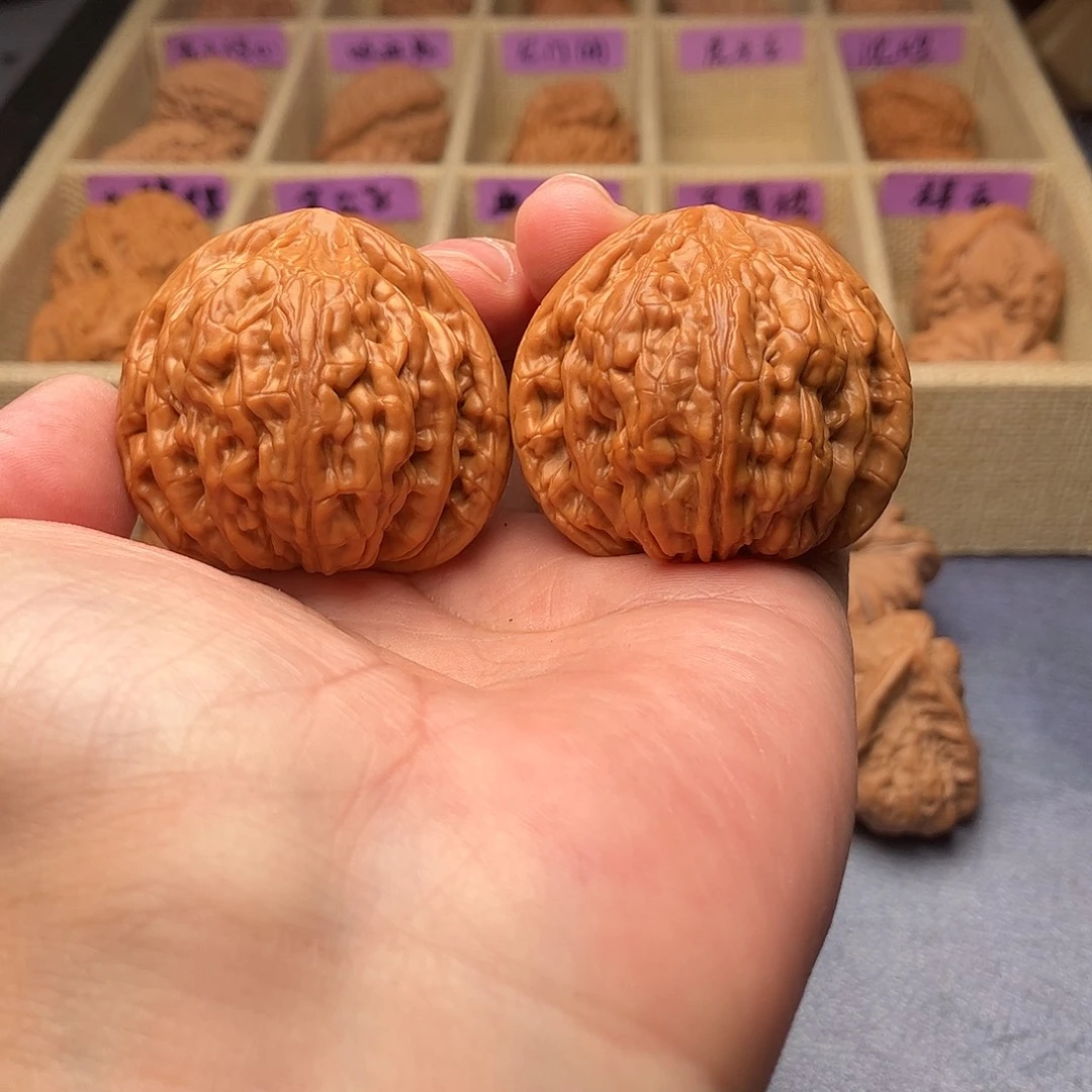 把件文玩核桃蓟县虎头王44（头货精品