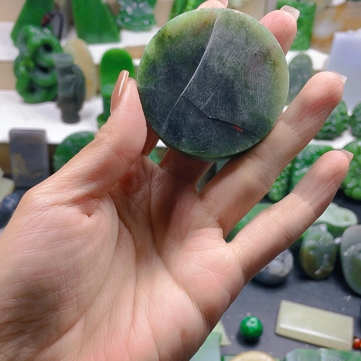 未镶嵌和田玉珠宝半成品