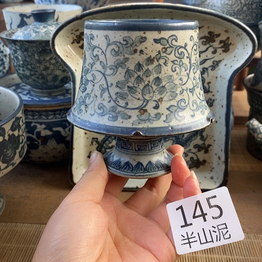 陶手工手绘青花高温陶瓷
