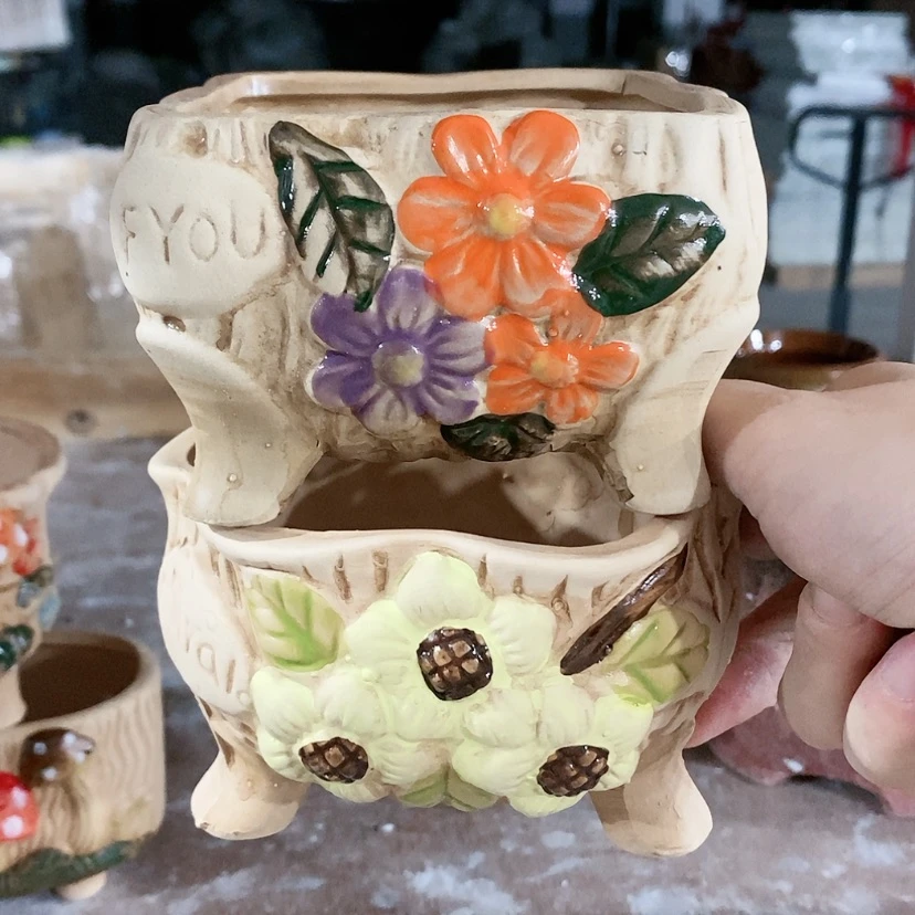 【闪购商品】陶瓷陶瓷花盆，多肉花盆