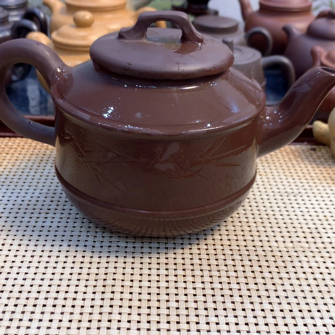 茶壶紫砂宜兴原矿紫泥560cc