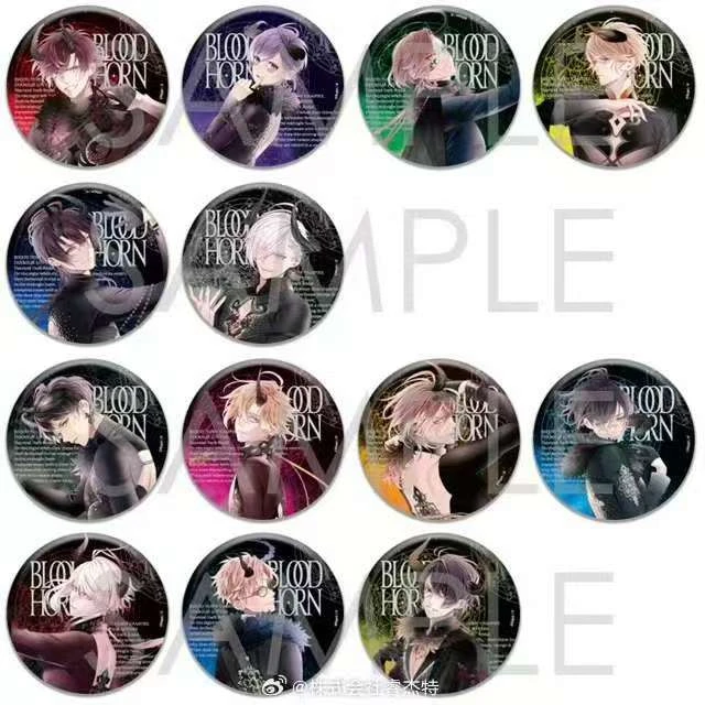 魔鬼恋人血角魅魔吧唧徽章