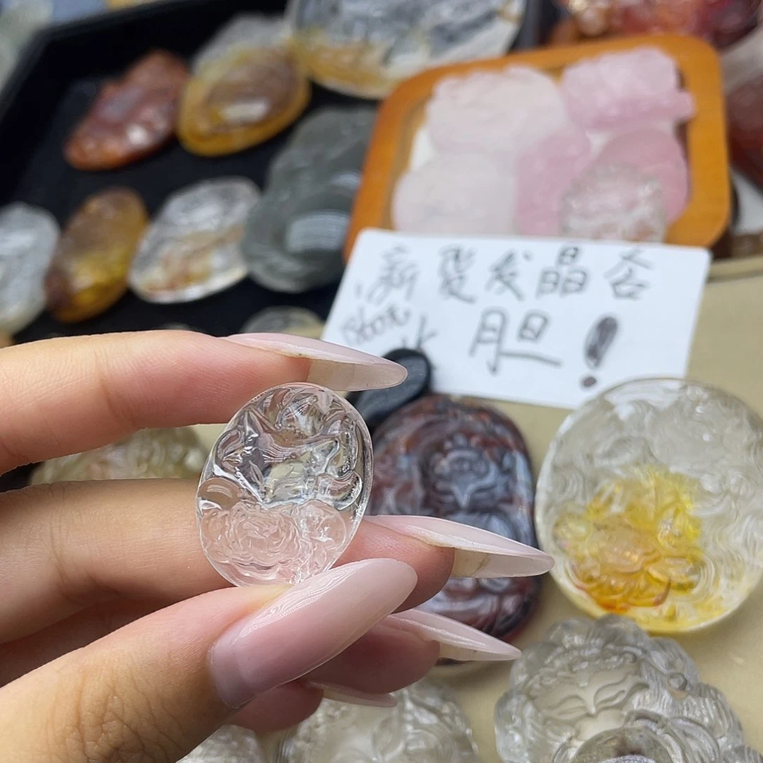 颈饰未镶嵌水晶天然