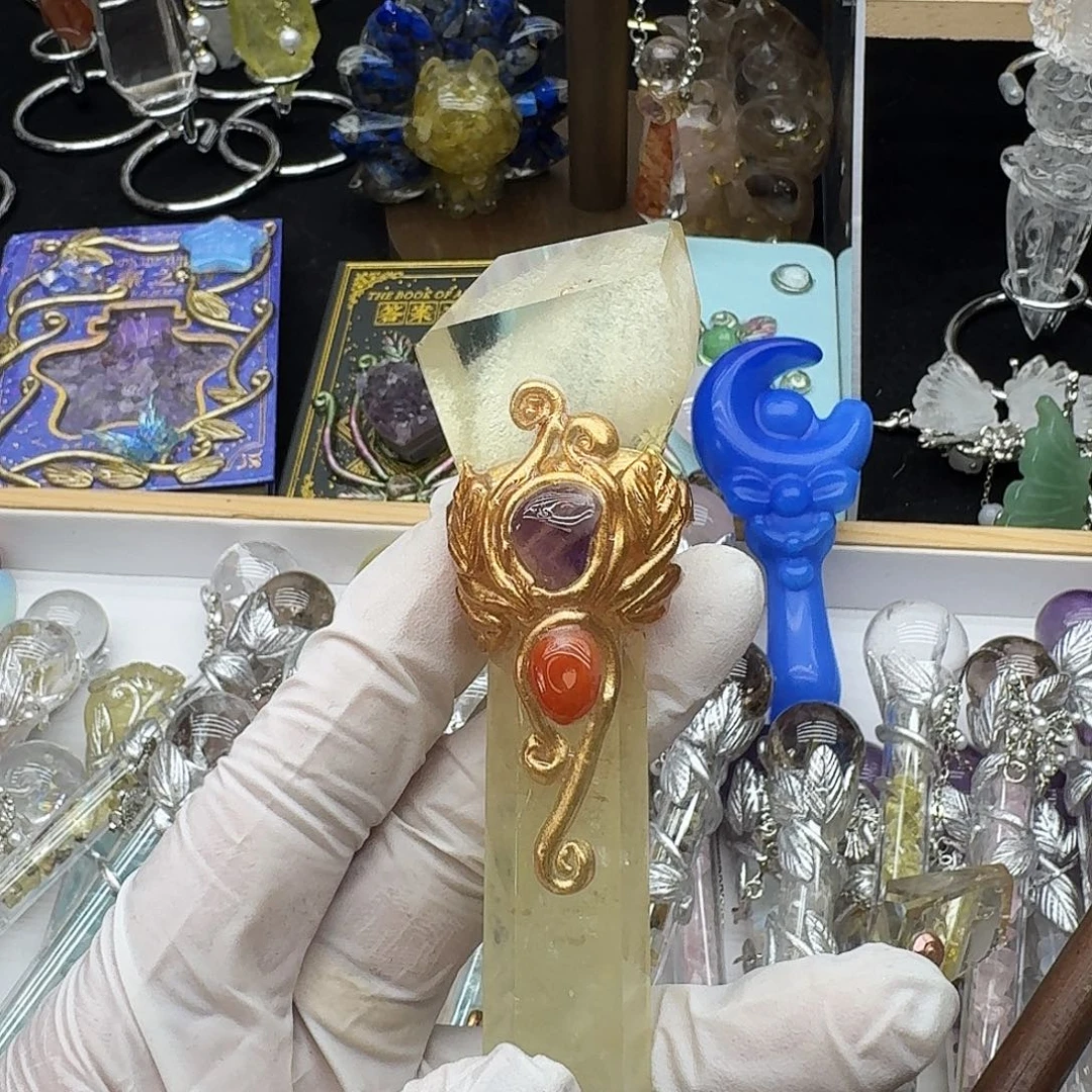 啾***啾烟晶颈饰未镶嵌黄