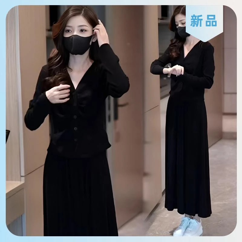 春秋穿搭时尚卫衣套装裙洋气减龄漂亮气质休闲盐系轻熟两件套装女