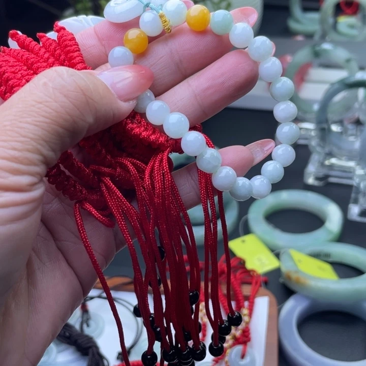 翡翠未镶嵌手链翡翠