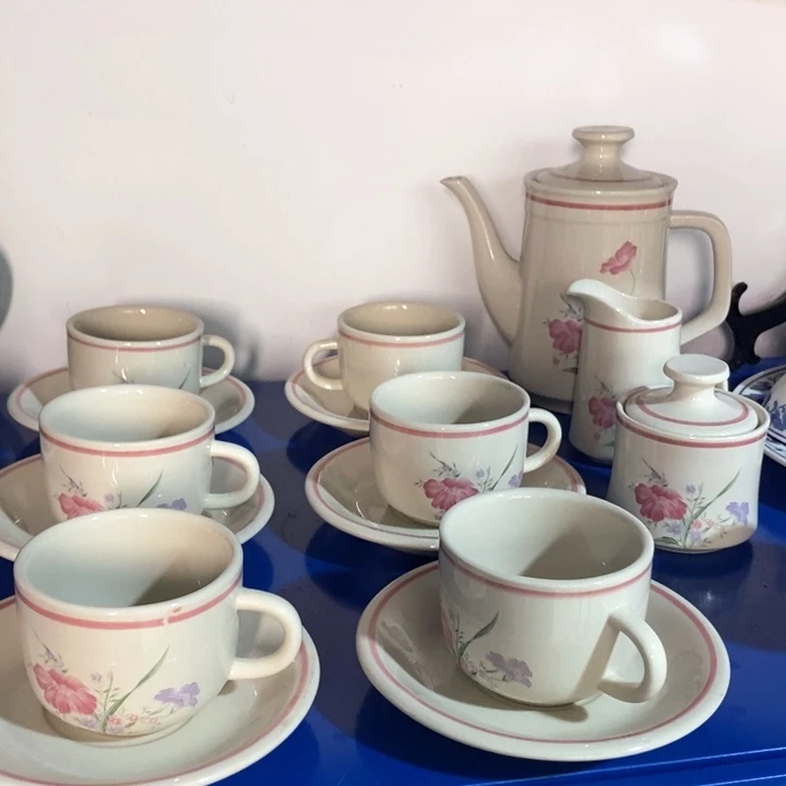 瓷片三厂炻器瓷茶具15头
