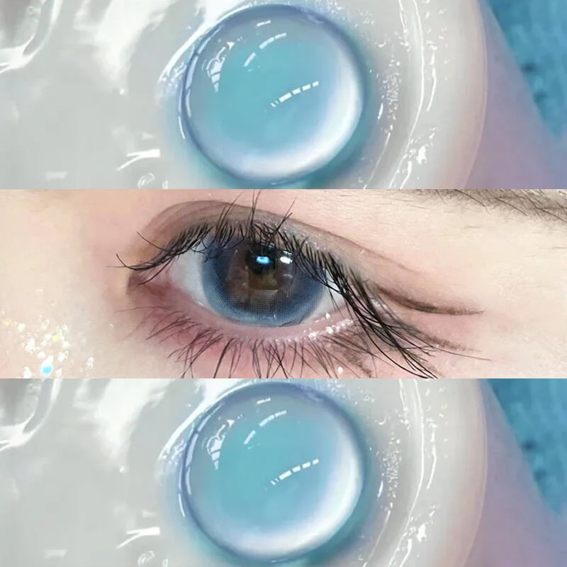 眸可【自选2副加购】维纳斯之泪美瞳水润漫画感不伤眼近视隐形眼镜